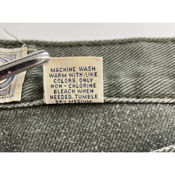 Vintage Abercrombie & Fitch Green Gray Jeans Men’s Size 38x32 - Picture 10 of 11